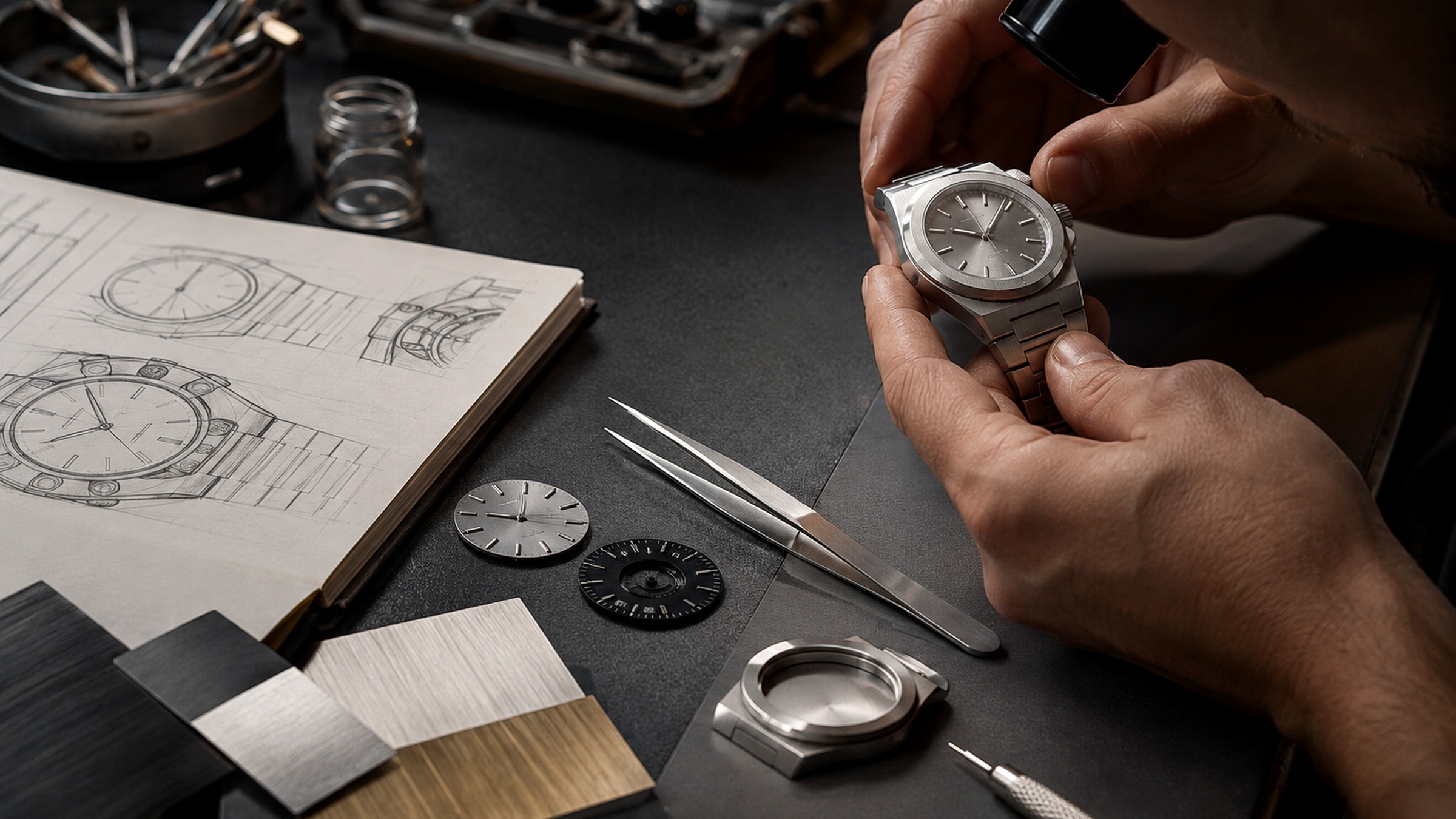 Inspection editorial image for Prototype Watches